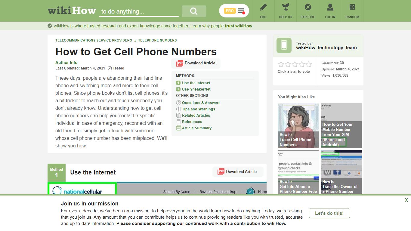 How to Get Cell Phone Numbers: 5 Steps (with Pictures) - wikiHow